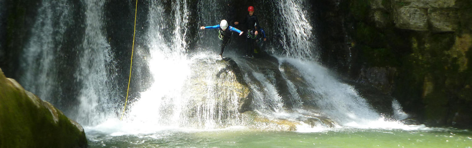 Canyoning en Isère : partie basse du Furon