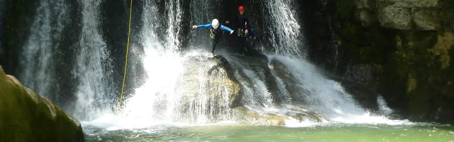 Canyoning en Isère : partie basse du Furon