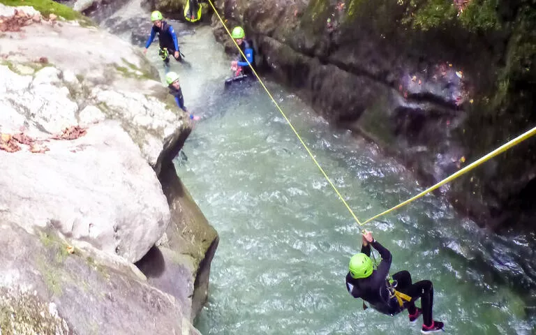 Canyoning dans le Vercors : le Foron