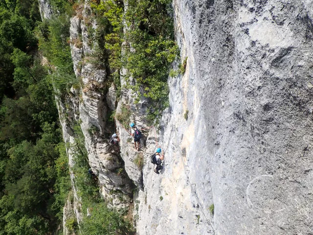 Via-ferrata de la Doria - Le Ptchi 2