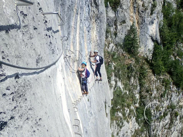 Via-ferrata de la Doria - Le Ptchi