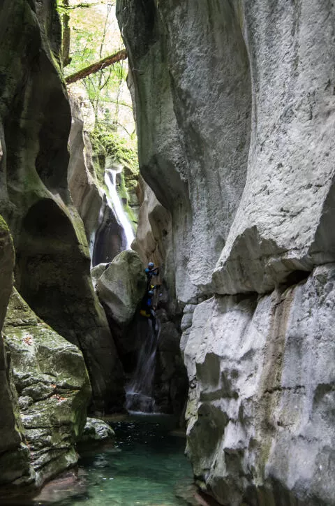 Bief d'entrée dans le canyon