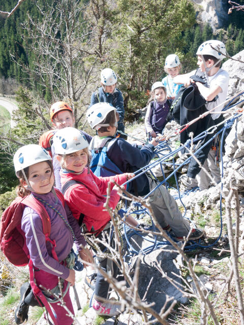 Escalade enfants à Lans en Vercors